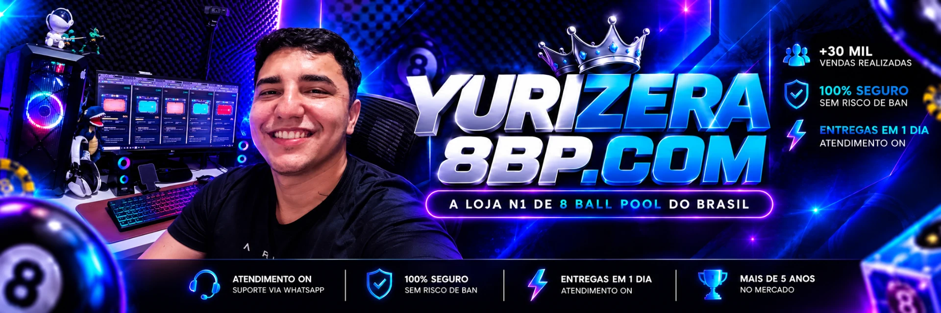 Yurizera 8BP — loja de 8 Ball Pool